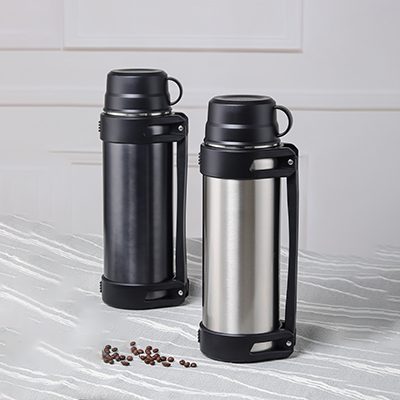 2.0L/1.5L big size wooden handle wide mouth stainless steel coffee/tea  thermos